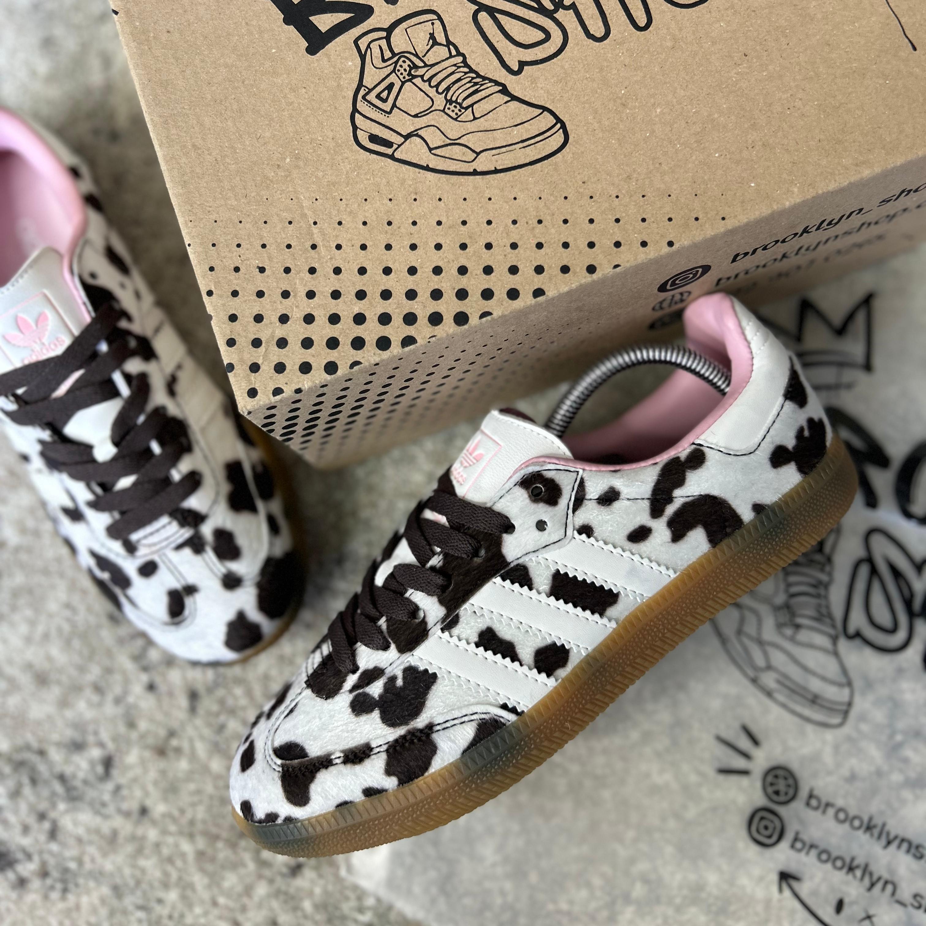 ADIDAS SAMBA COW PRINT - (AAA)