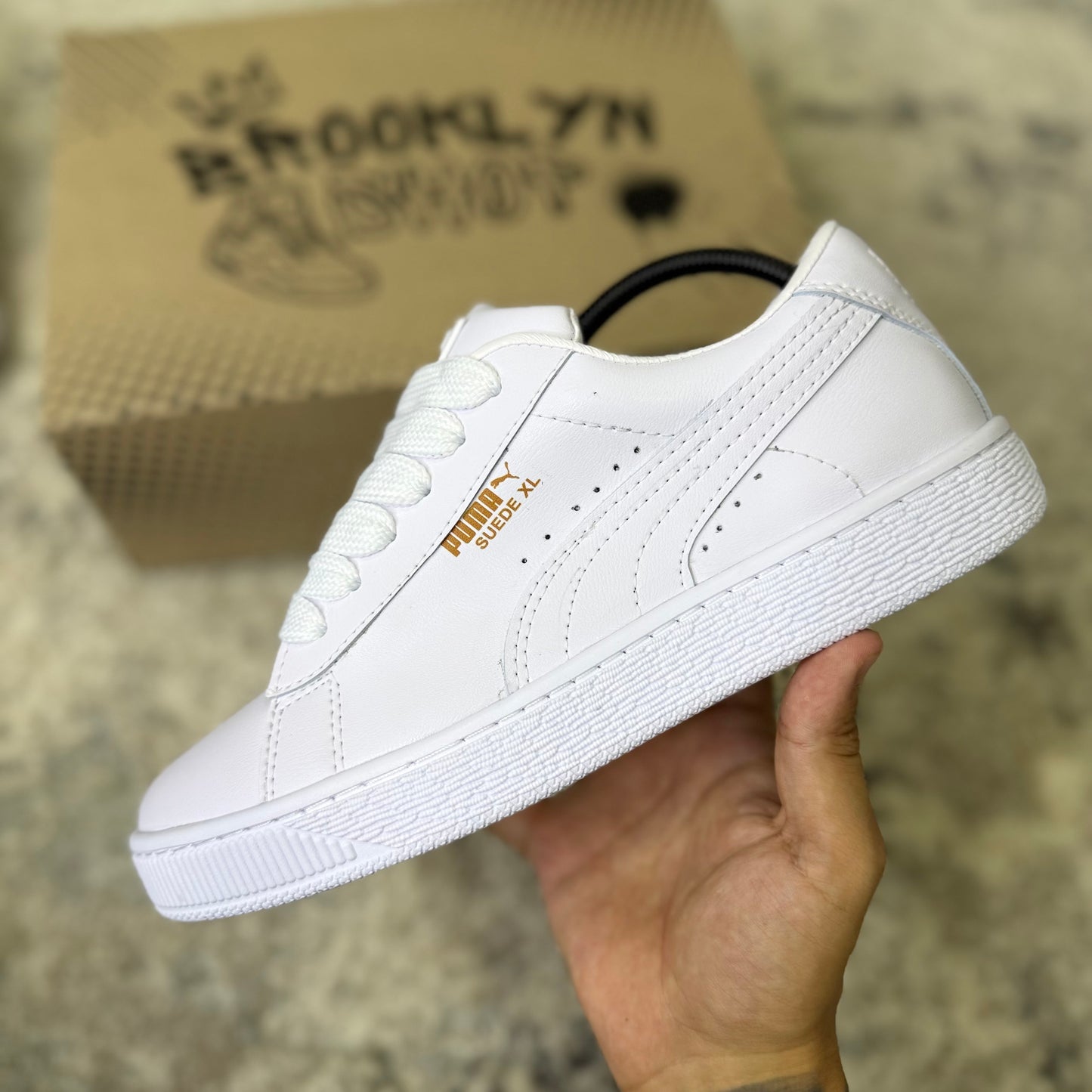 PUMA SUEDE XL - BLANCO