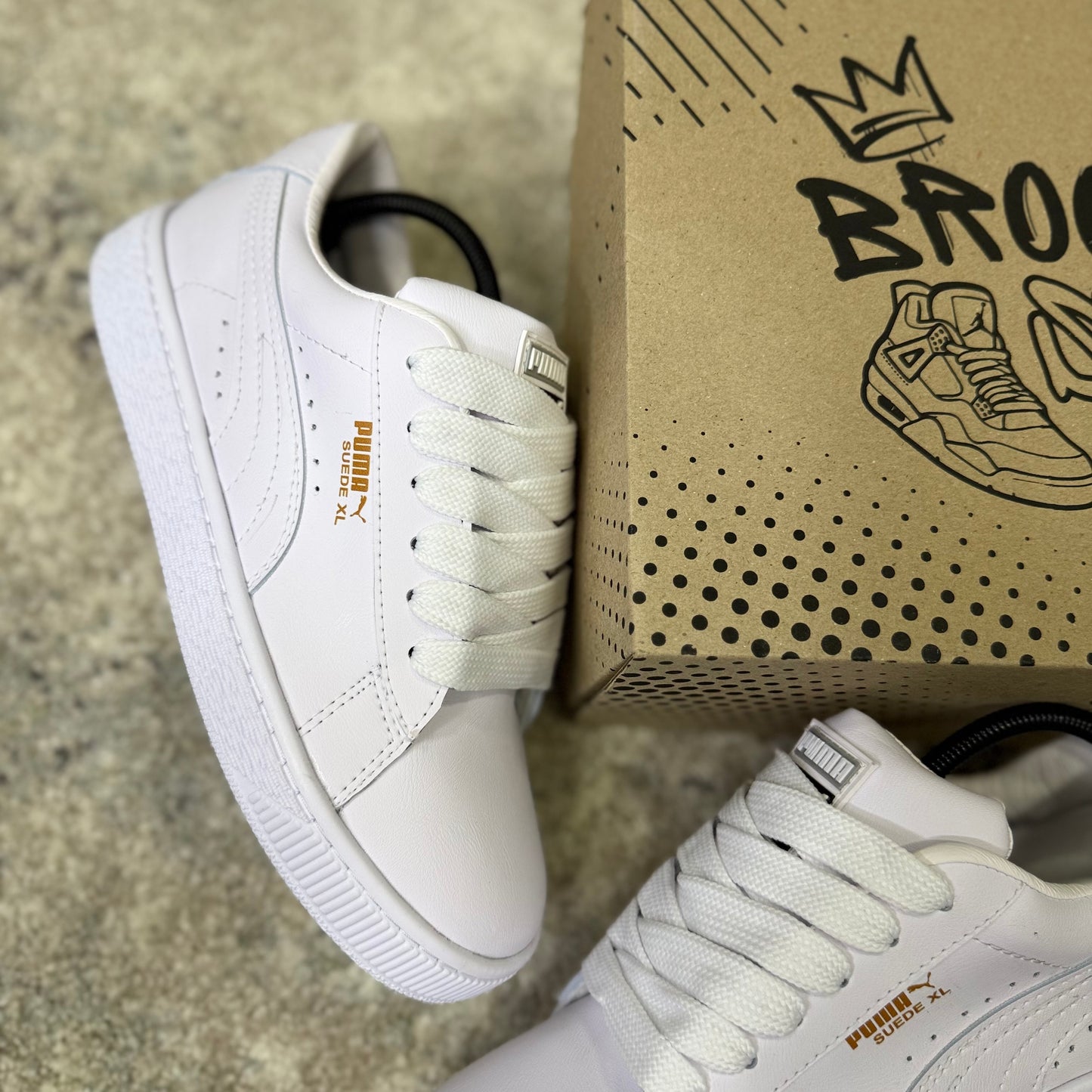 PUMA SUEDE XL - BLANCO