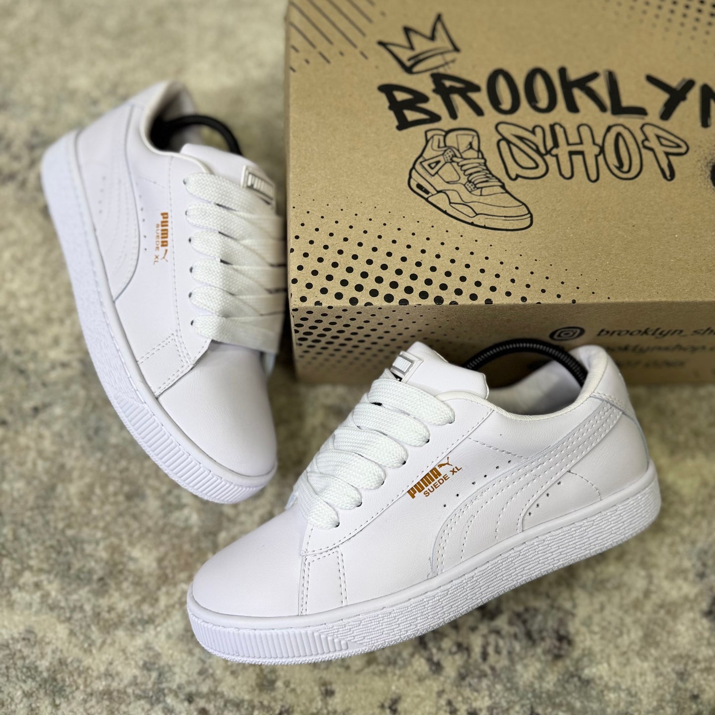 PUMA SUEDE XL - BLANCO