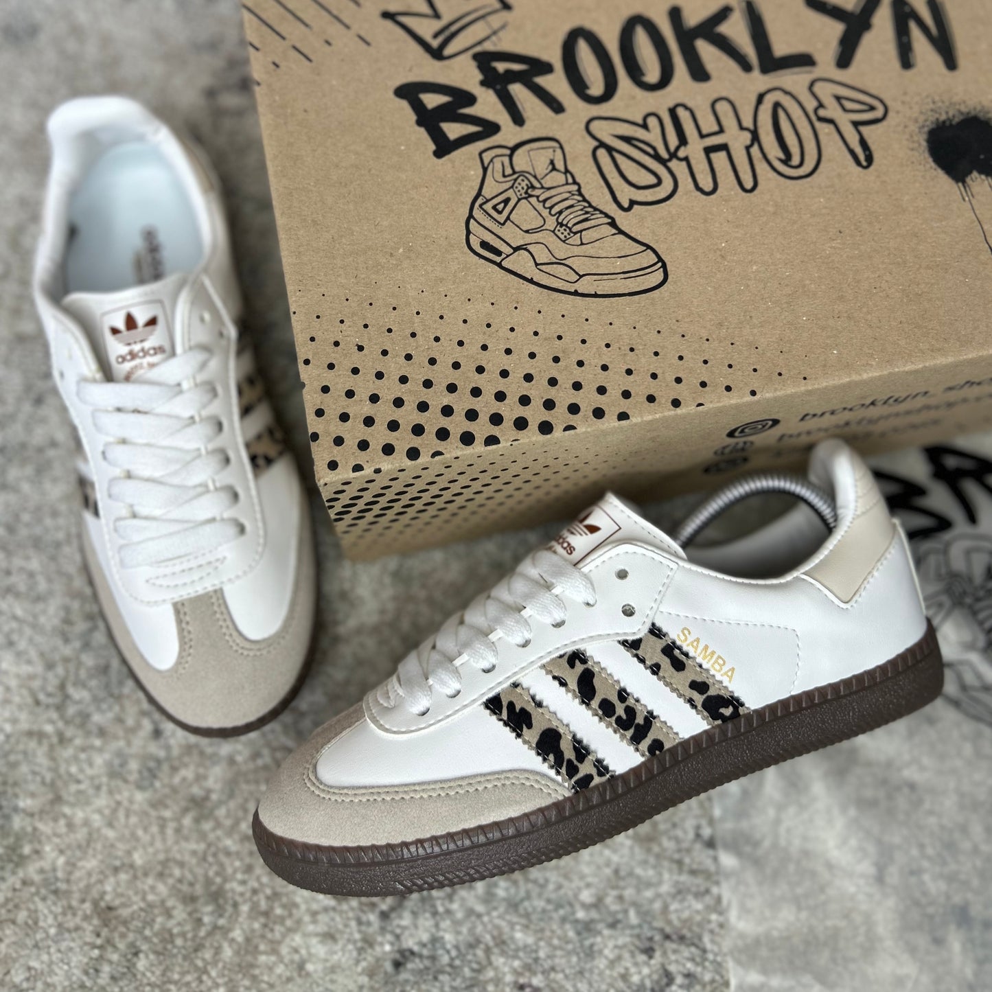 ADIDAS SAMBA OG - CREAM PRINT