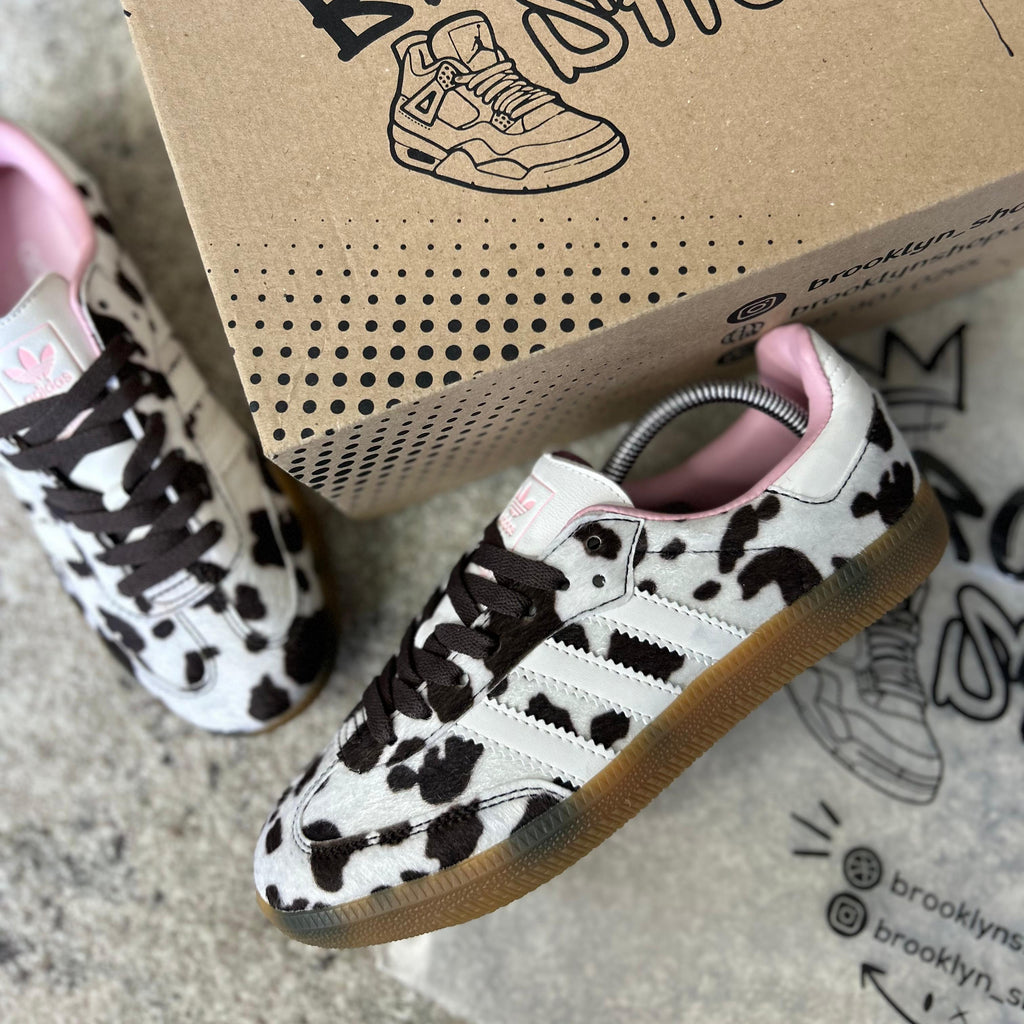 ADIDAS SAMBA COW PRINT - (AAA)