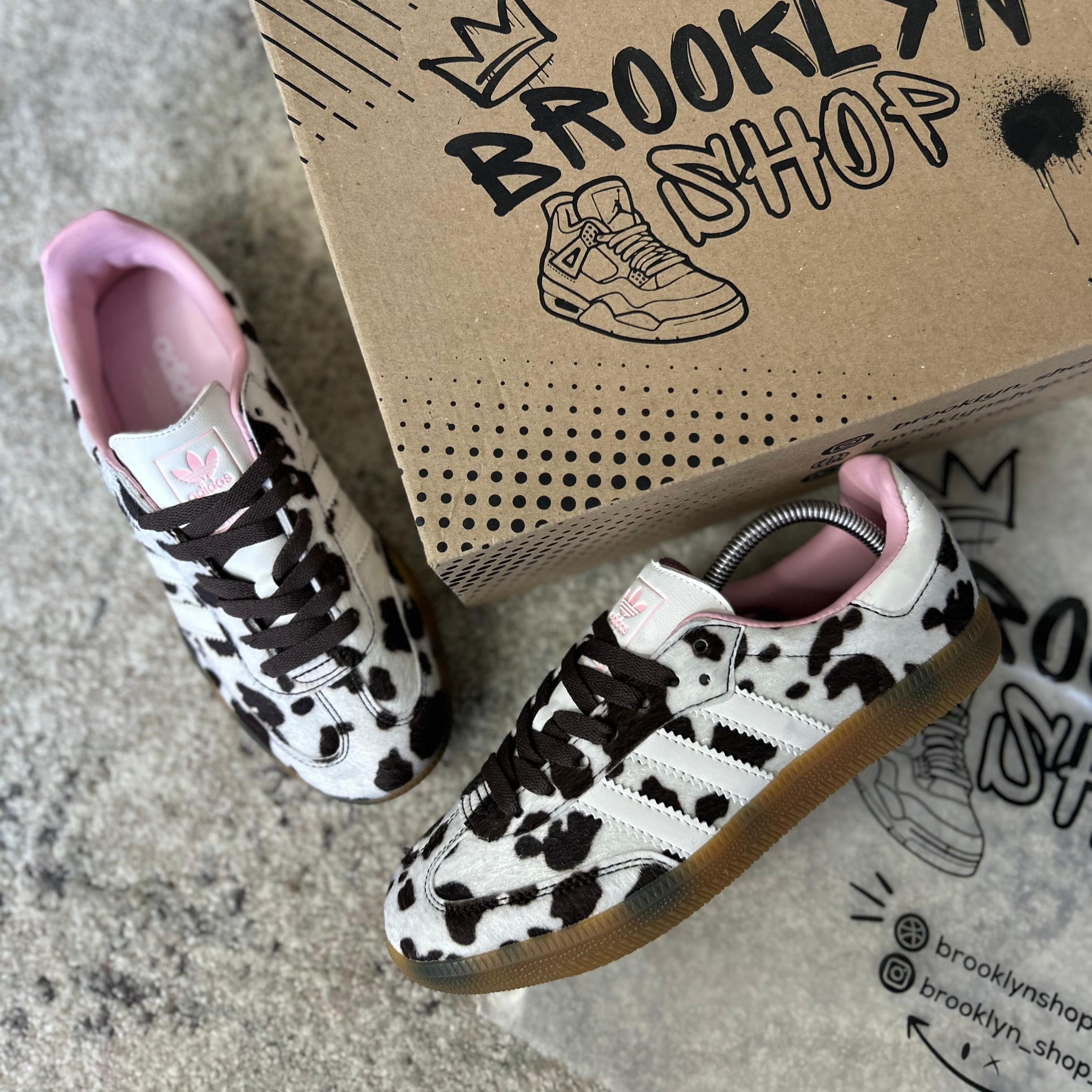 ADIDAS SAMBA COW PRINT - (AAA)